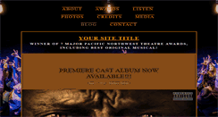 Desktop Screenshot of ablaze-the-musical.com